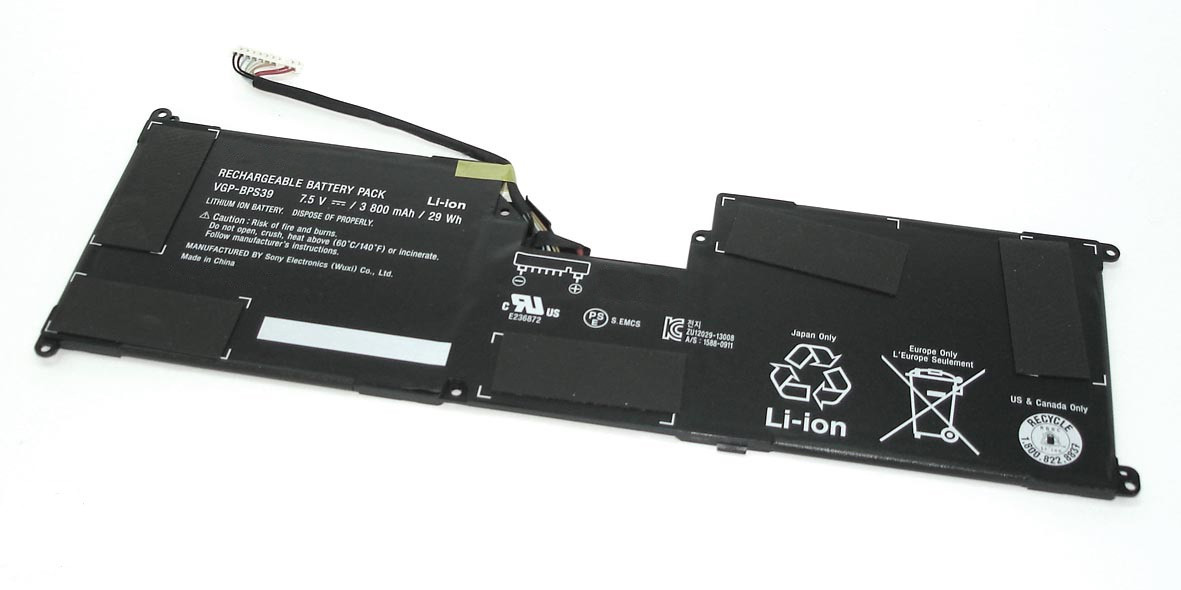 Оригинальный аккумулятор (батарея) для ноутбука Sony Vaio SVT1122E2R-W TAP 11 (VGP-BPS39) 7.5V 29Wh