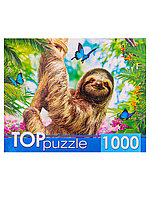 TOPpuzzle. ПАЗЛЫ 1000 элементов. Ленивец на ветке