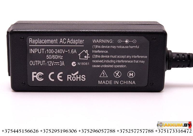 Зарядное устройство для ноутбука ASUS eee pc 12v 3a - фото 2 - id-p66416617