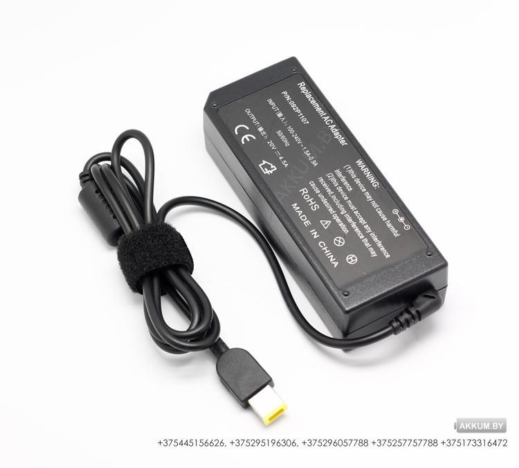 Зарядное устройство для ноутбука Lenovo 20v 4.5a 11х4.5 USB c иголочкой внутри - фото 1 - id-p66416677