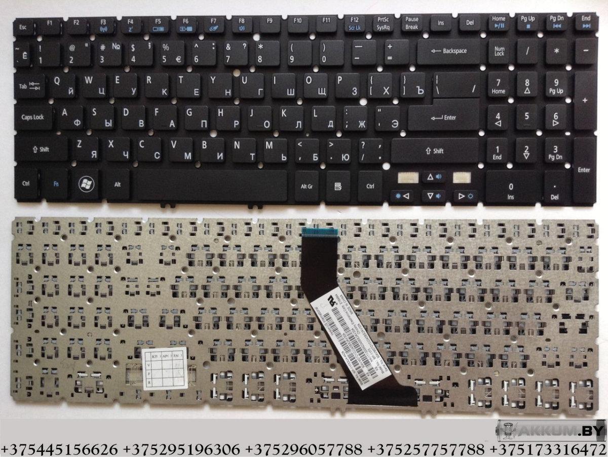 Клавиатура для ноутбука Acer Aspire V5-531, V5-571, M5-581T - фото 1 - id-p66417026