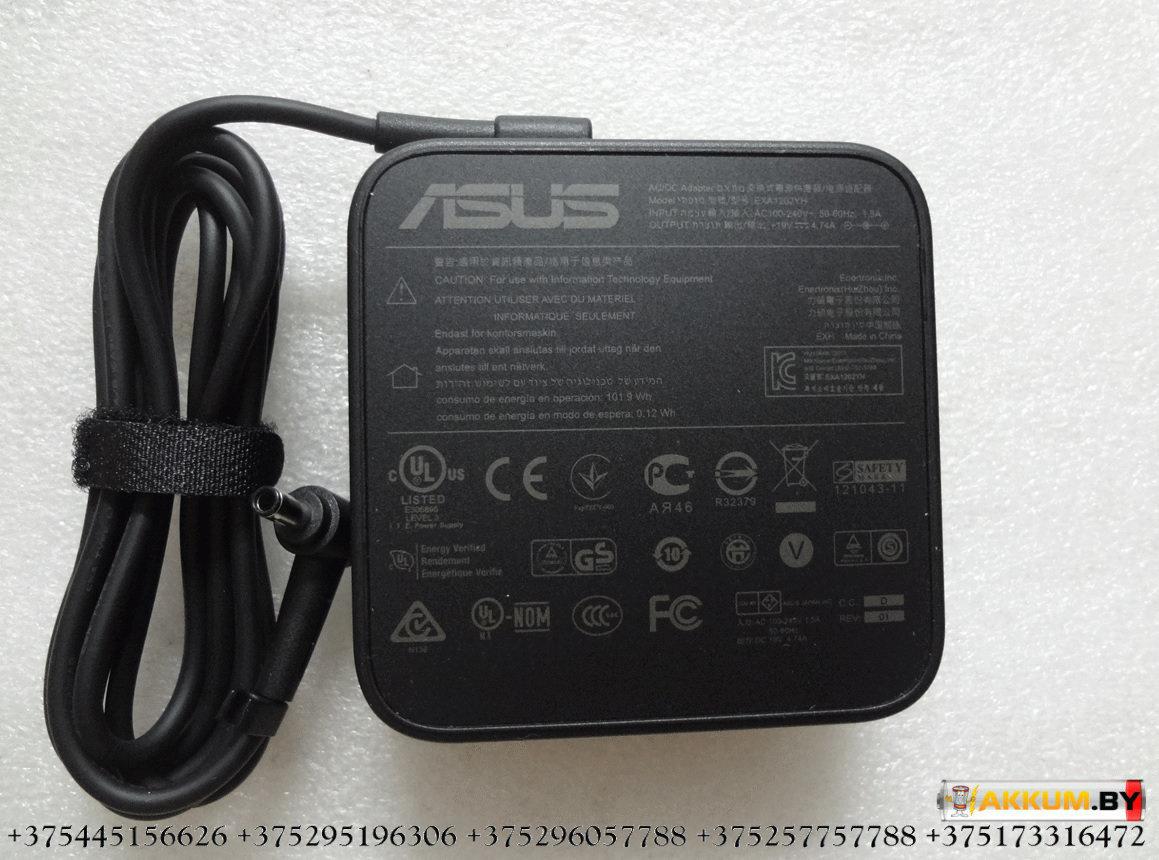Оригинальное зарядное устройство для ноутбука ASUS 19v 4.74a 4.5x3.0 pin inside square shape - фото 2 - id-p147750343