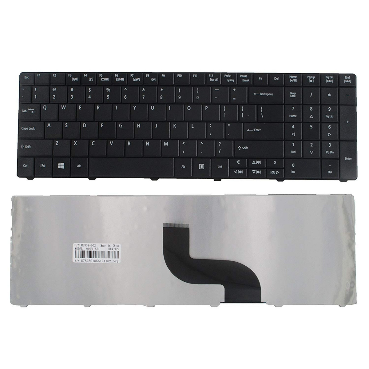 Клавиатура для ноутбука Acer Aspire E1-521, E1-531, E1-531G, E1-571, E1-571G