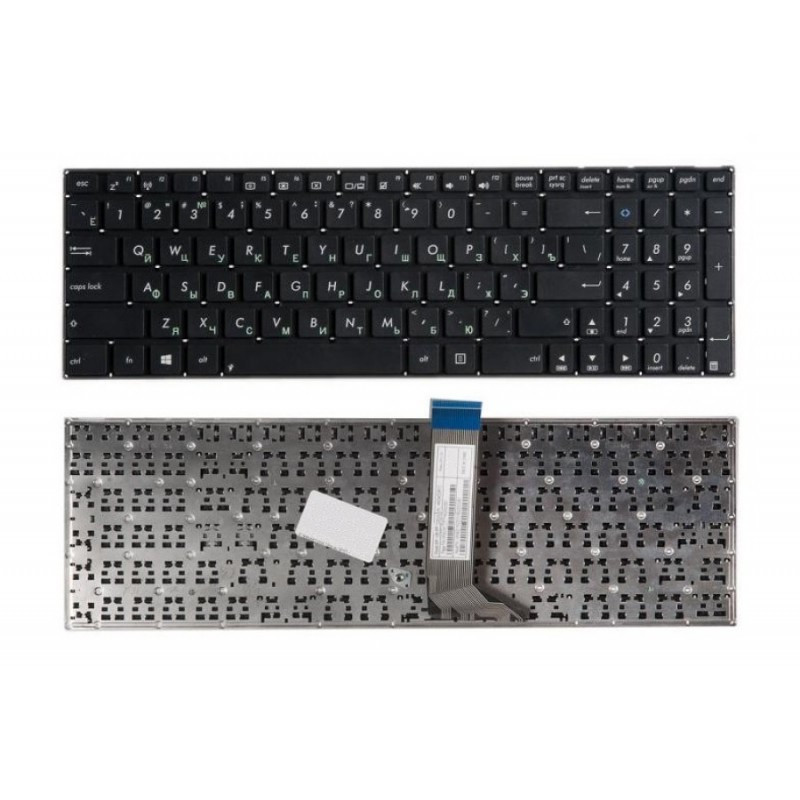 Клавиатура для ноутбука Asus X502, X502CA, X502C, F551 (Плоский Enter) - фото 1 - id-p147750639