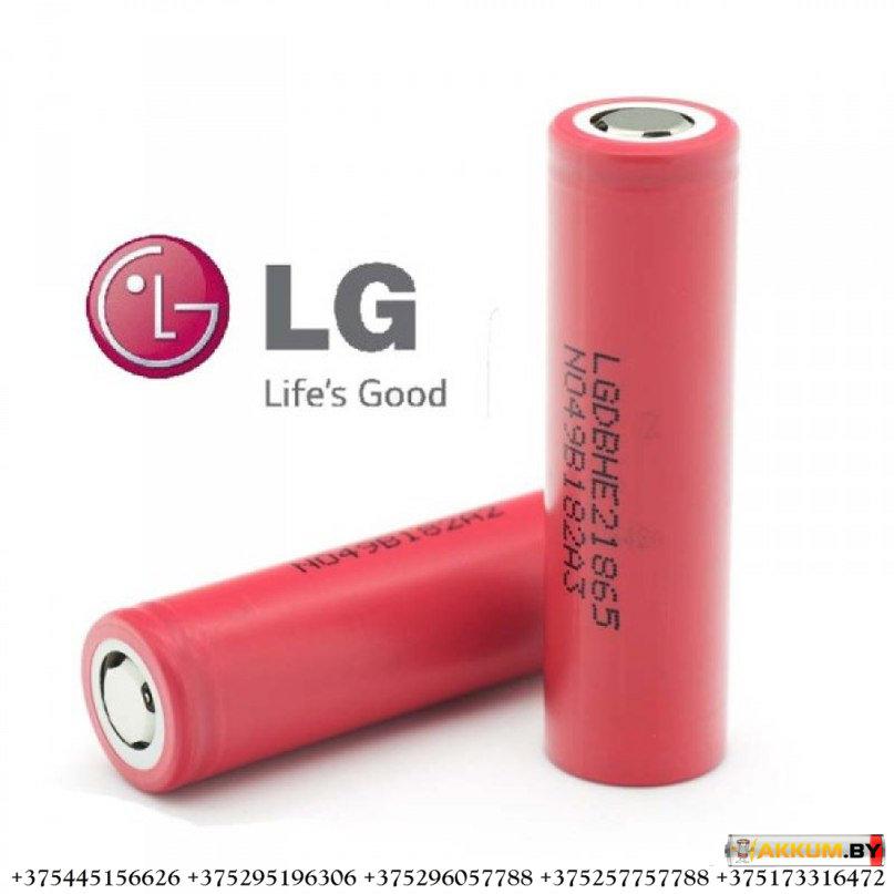Аккумулятор li-ion LG HE218650