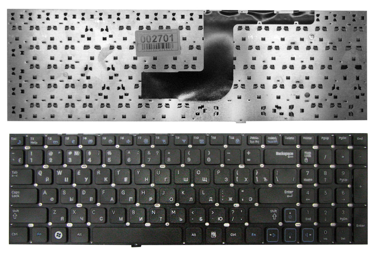 Клавиатура для ноутбука Samsung RC510, RV511, RV513, RV520, RU - фото 1 - id-p147751636