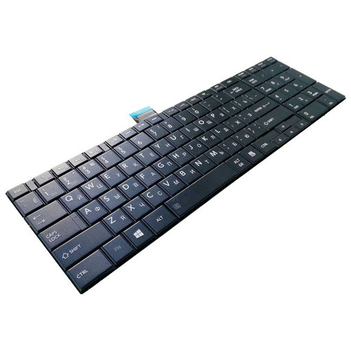 Клавиатура для ноутбука TOSHIBA C850, C870, C875, L850, L870 BLACK, RU - фото 1 - id-p147751733
