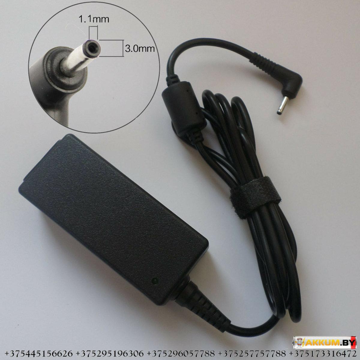 Оригинальное зарядное устройство для ноутбука Samsung 19V 2.1A 3.0x 1.1 - фото 3 - id-p148847113