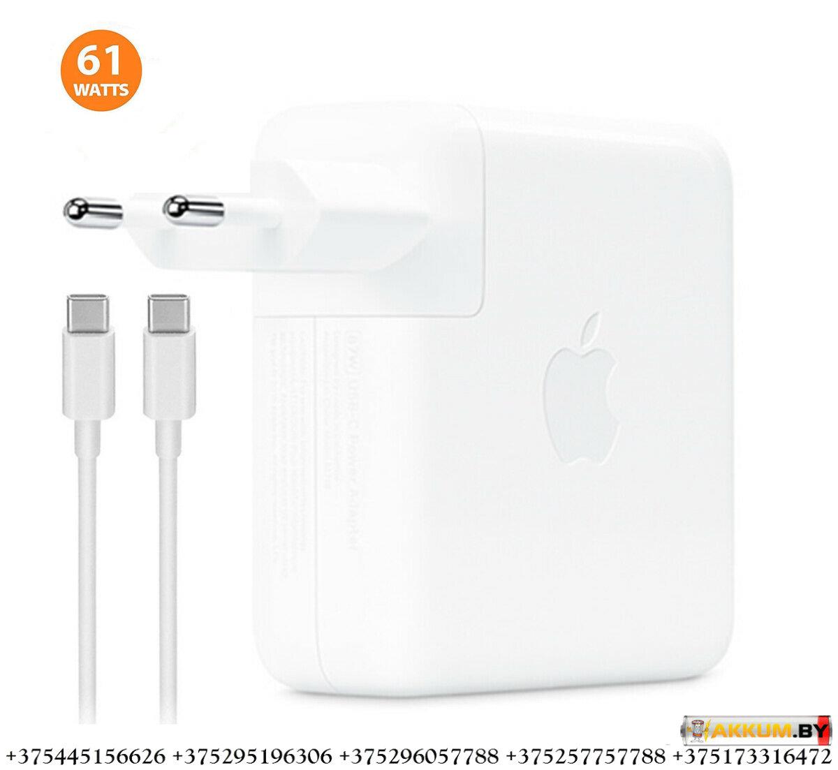 Оригинальное зарядное устройство Apple MNF72LL/A 61W USB-C