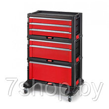 Комод для инструментов SET 6 DRAWER 1+2+3A CETAL-RED