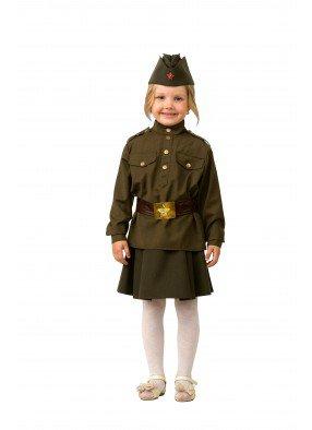 Военный костюм для девочки 8009