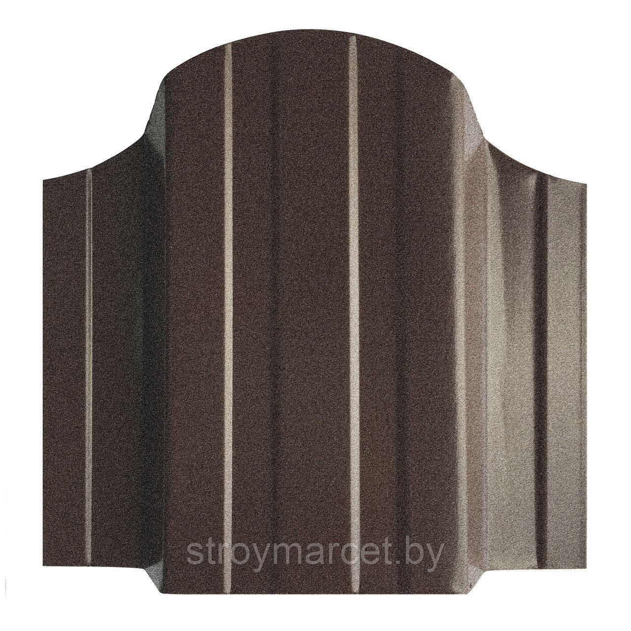 Евроштакетник "Шоколадно- коричневый 8017 Одностороннее покрытие