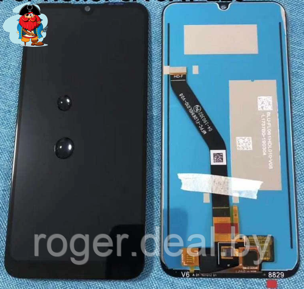 Экран для Huawei Y6s (JAT-LX1) с тачскрином, цвет: черный - фото 1 - id-p151087294