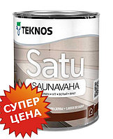 Teknos Satu Saunavaha - Воск для сауны и бани, Белый 0.9л  Текнос Сату Саунаваха