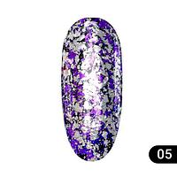 Втирка для ногтей Diamond Foil, Global Fashion 05