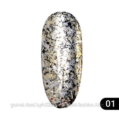 Втирка для ногтей Diamond Foil, Global Fashion 01 - фото 1 - id-p151090875