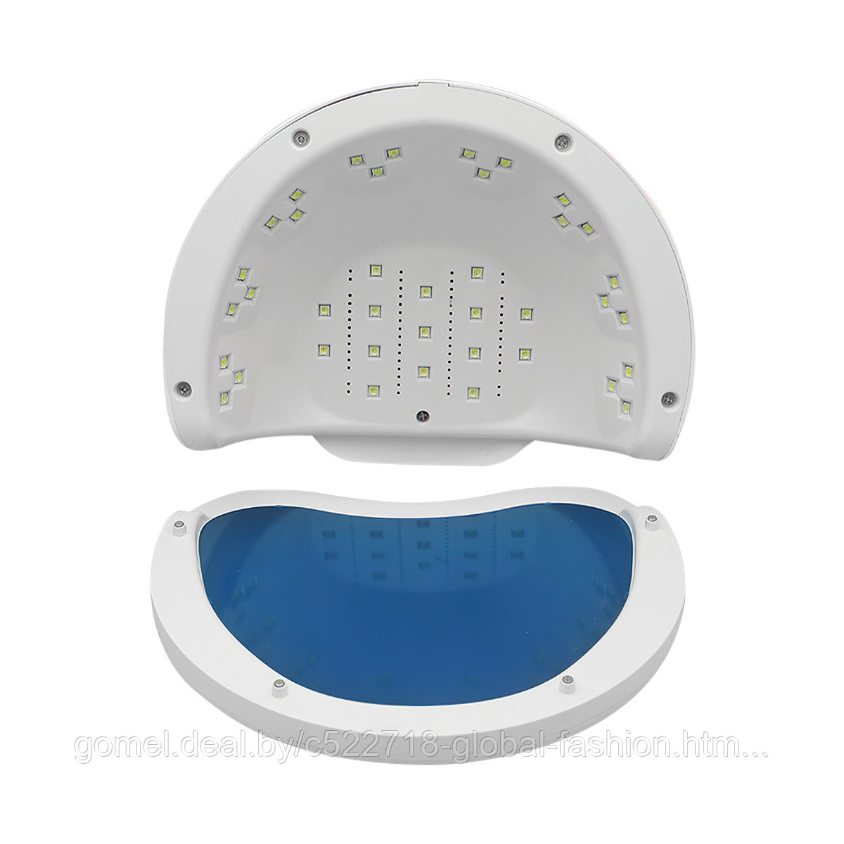 Лампа для ногтей Global Fashion Led/UV 80W, L-1001-white - фото 3 - id-p151092217