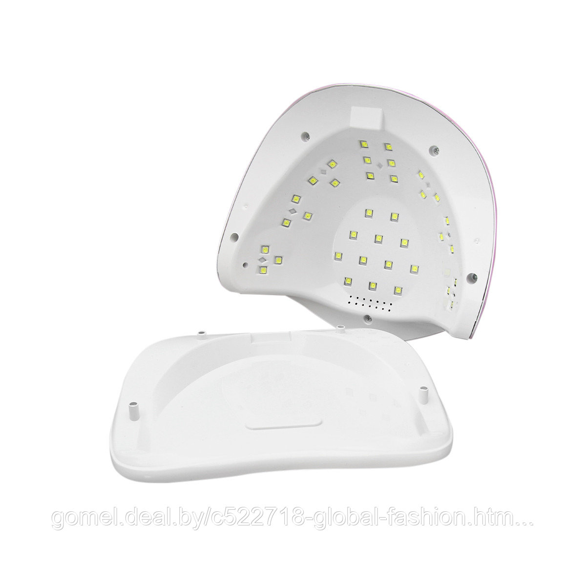 Лампа для сушки ногтей led/uv 54W Rainbow Sun X pink - фото 2 - id-p151092269