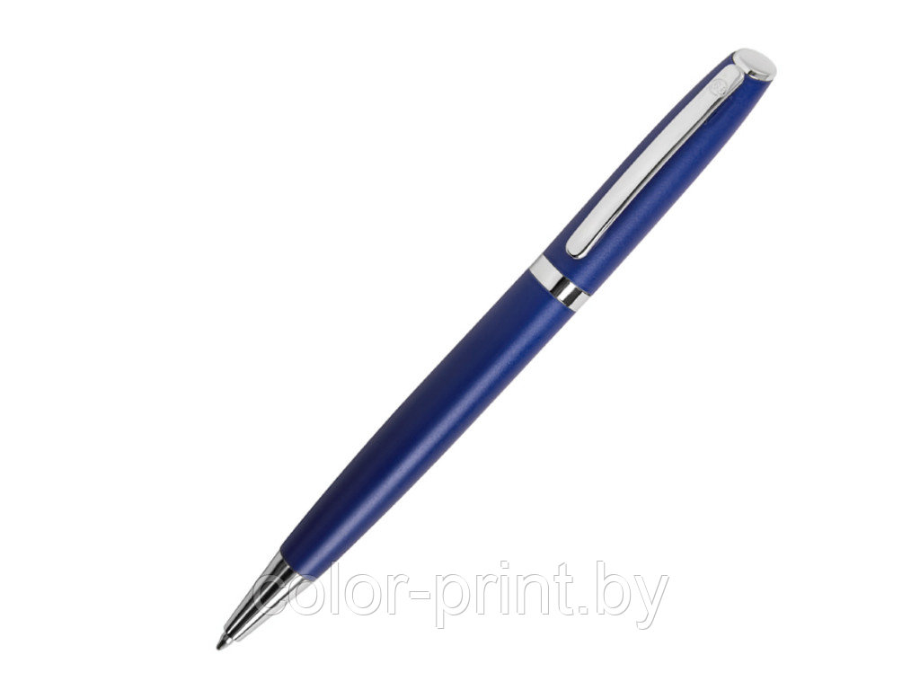 Ручка шариковая, металл, синий/серебро, Classic
