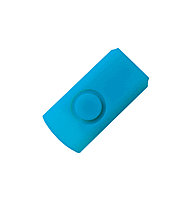 Корпус для флеш накопителя Twister, пластик Софт Тач, голубой