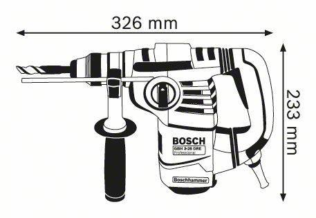 Перфоратор с патроном SDS-plus GBH 3-28 DRE Professional - фото 2 - id-p13136806