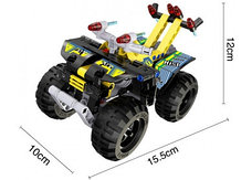 Конструктор инерционный Cada TECHNIC Квадроцикл (164 детали) C52004W, фото 3