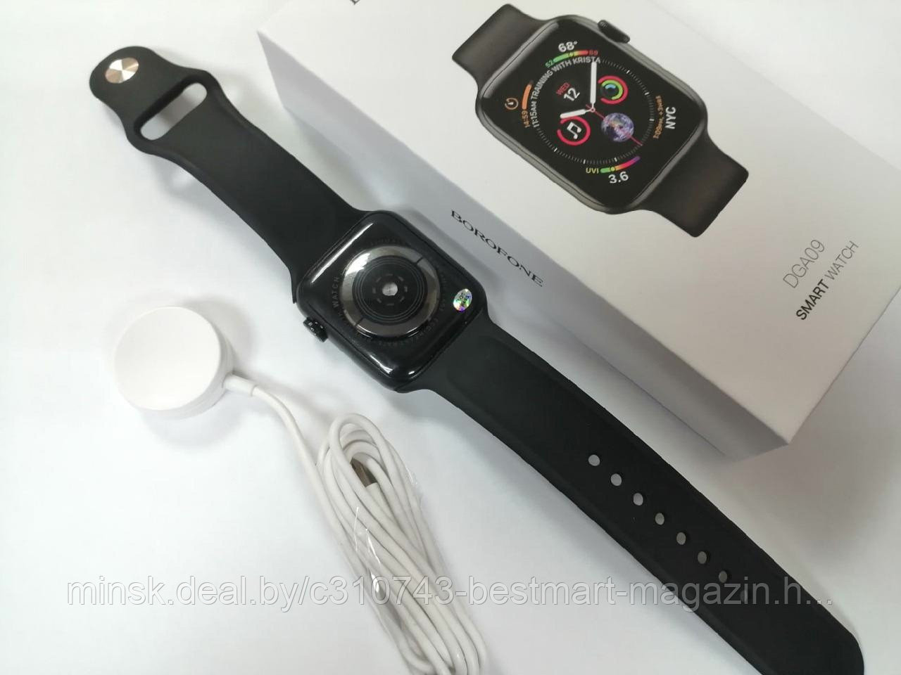 Borofone DGA09 (черный) 6 series Smart Watch | Черный цвет | Умные часы - фото 3 - id-p151101725