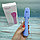 Вибрирующая силиконовая щетка для очистки лица Happy Alliance Hand Held, заряд USB Голубая, фото 8