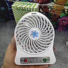 Мини вентилятор USB Fashion Mini Fan, 3 скорости обдува (заряжается от USB) Красный, фото 5