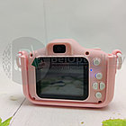 (VIP качество) Детский фотоаппарат Childrens Fun Camera Моя первая селфи камера 2 Розовый смайлик, фото 6