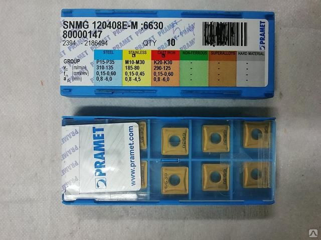Пластина твердосплавная SNMG 120408 E-DM - фото 1 - id-p151123005