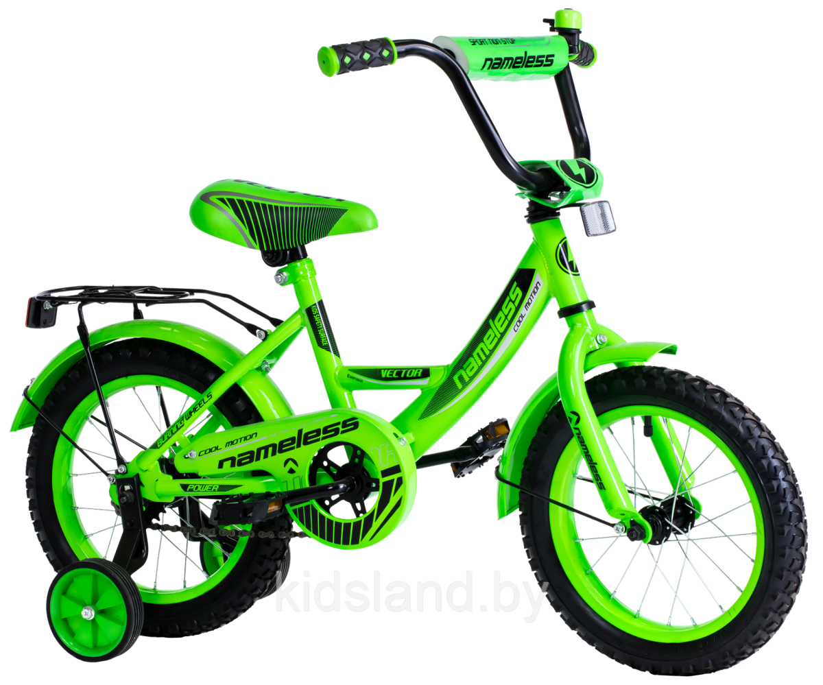 Детский велосипед Nameless  Vektor  16" (зелёный)