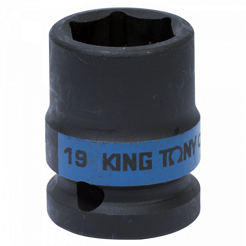 Головка торцевая ударная шестигранная 1/2", 19 мм KING TONY 453519M