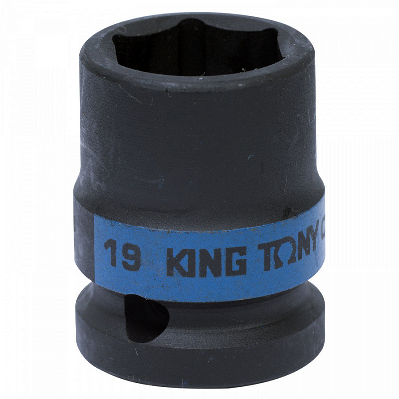 Головка торцевая ударная шестигранная 1/2", 19 мм KING TONY 453519M - фото 1 - id-p151125722