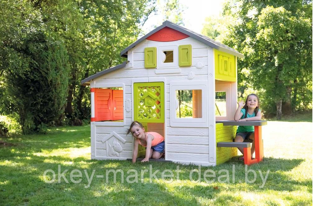 Детский игровой домик Smoby с кухней 810202 - фото 3 - id-p151129476