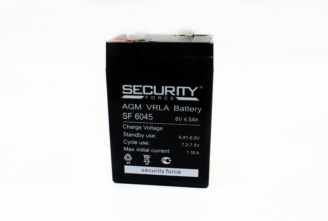 Аккумулятор "SECURITY FORCE" SF6045 6V 4.5Ah