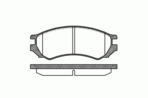 344 00 REMSA FO461881=D1162-01=355 000-SX !колодки дисковые п.\ Nissan Primera 1.6i 16V/2.0D 90-96 - фото 1 - id-p151129722