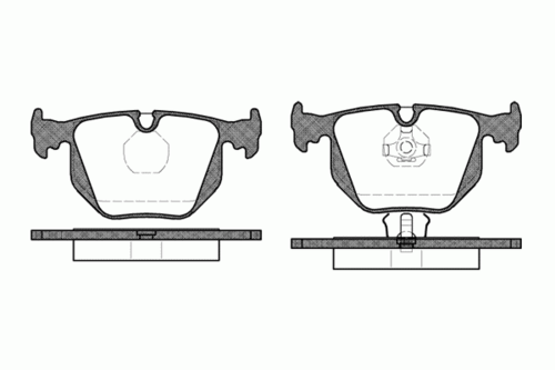 381 00 REMSA FO661481=392 000B-SX !колодки дисковые з.\ BMW E46 3.0/3.3D 00>/E34 4.0 /E32 4.0/5.0 92-95