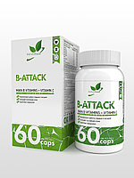 Витамины, минералы и жирные кислоты NaturalSupp B-Attack 60 капс