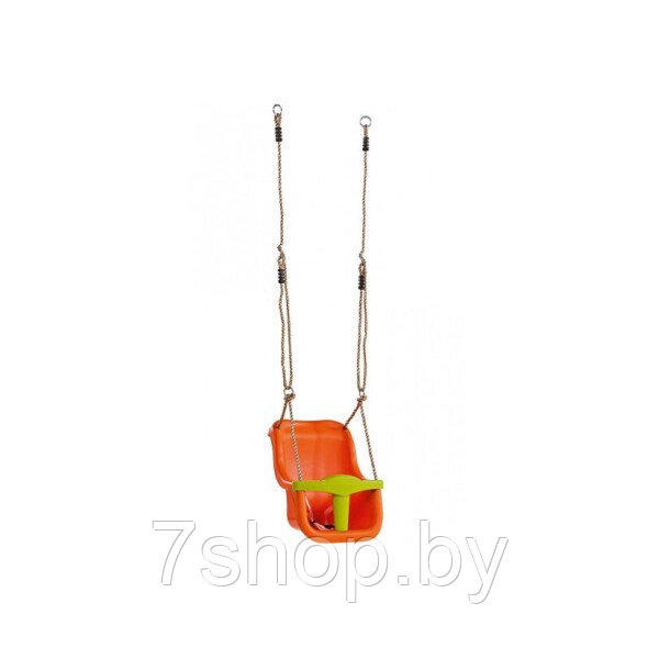 Детские подвесные качели KBT Baby Luxe (оранжевый/салатовый) - фото 3 - id-p151132903