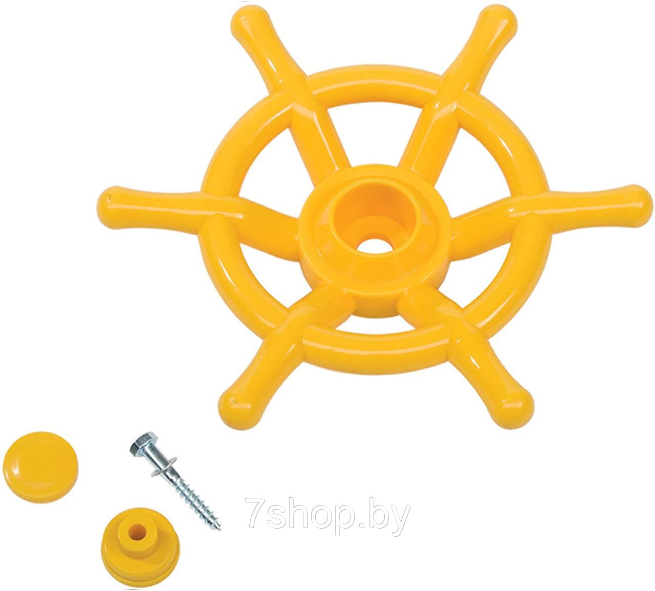 Штурвал игровой Boat для детских площадок KBT (желтый) - фото 1 - id-p151132910