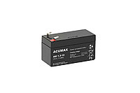 Батарея аккумуляторная Acumax AM1.3-12, T1, 12V/1.3Ah, 58x97x43 HxLxW, 0.57kg, 6-9 лет