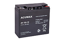 Батарея аккумуляторная Acumax AV22-12, 12V/22Ah, 168x182x76 HxLxW, 5.7kg, 6-9 лет