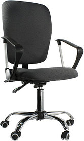 Офисное кресло Chairman 9801  хром  15-13 серый  N-А