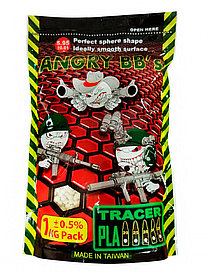 Шары трассирующие ANGRY BBs 0,28 гр. (зеленые) 3500 шт.
