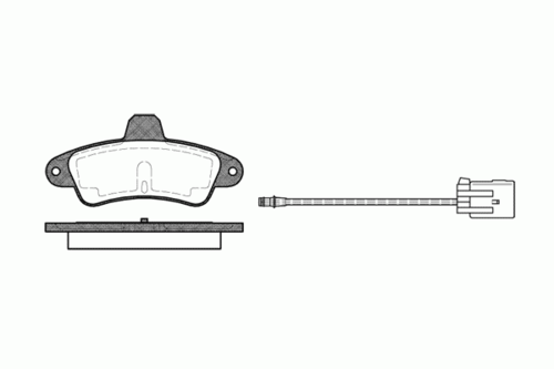 043302  REMSA 444 002-SX 433 02=571755B=FDB913!колодки дисковые з.\Ford Mondeo 1.6-1.8TD 93-00/Cougar