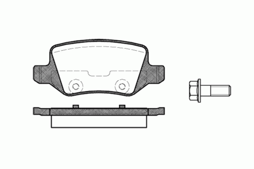 818 00  REMSA колодки дисковые з.\ MB W168 1.9/2.1 99>/Vaneo 1.6i-1.7CDi 01>