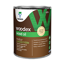 Масло Текнос ВУДЕКС ВУД ОИЛ коричневое Teknos Woodex Wood oil Brown, 2,7л