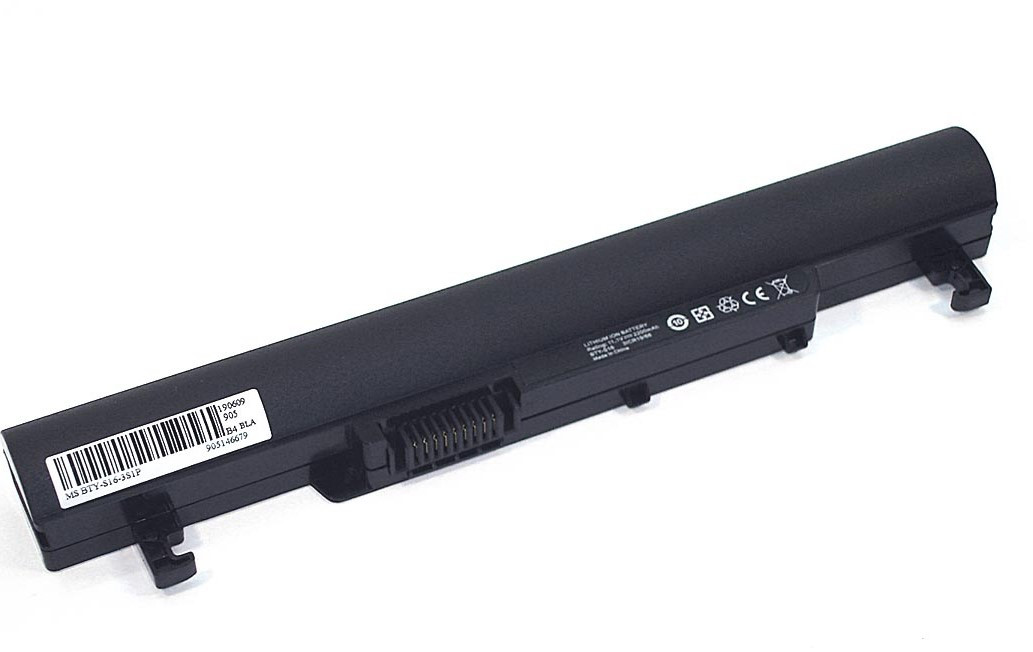 Аккумулятор (батарея) для ноутбука MSI U160 (BTY-S16) 11.1V 2200-2600mAh