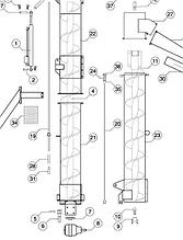 ES20041A Корпус вертикального промежуточного шнека